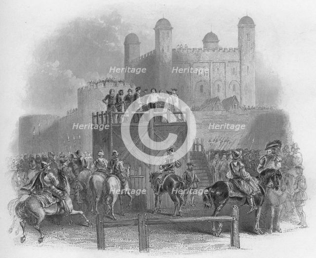 'The Execution of Dudley Earl of Leicester', 1859. Artist: Unknown.