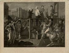 The Execution of Louis XVI in the Place de la Revolution on 21 January 1793, ca 1794. Creator: Vérité, Jean-Baptiste (1756-1837)