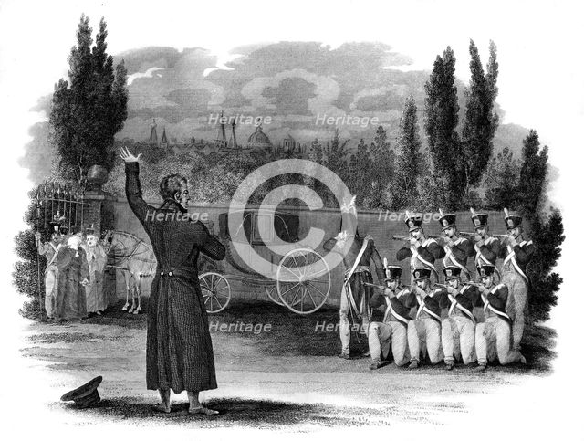 The execution of Marshal Ney, France, 1816. Artist: Unknown