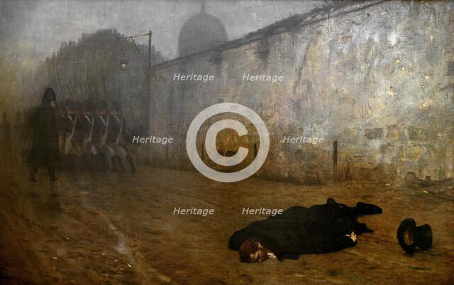 The Execution of Marshal Ney on 7 December 1815, 1868.