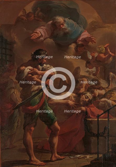 The Execution of Saint John the Baptist, ca. 1770. Creator: Ubaldo Gandolfi.