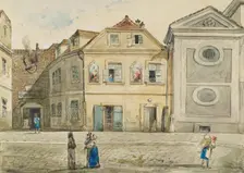 The executioner's house in Vienna, undated. Creator: Emil Hutter