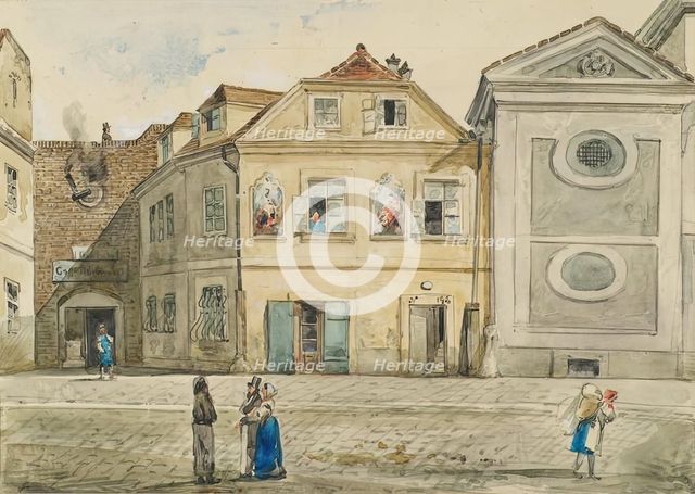 The executioner's house in Vienna, undated. Creator: Emil Hutter.