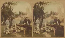 The Exeter College Boat Club Crew. Henley Regatta. 1858. Creator: SE Poulton