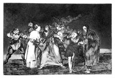 The exhortations 1819-1823. Artist: Francisco Goya
