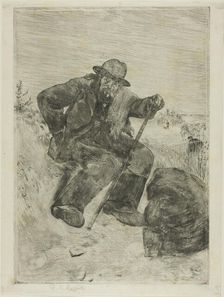 The Exhausted Ragpicker, 1880. Creator: Jean Francois Raffaelli