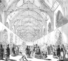 The Exhibition of Cartoons in Westminster Hall, 1845. Creator: Unknown