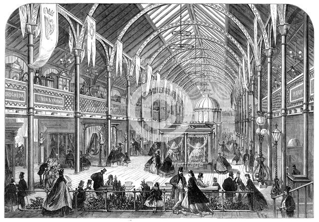 The Exhibition of Arts and Manufactures at Dublin, 1864. Creator: Unknown.