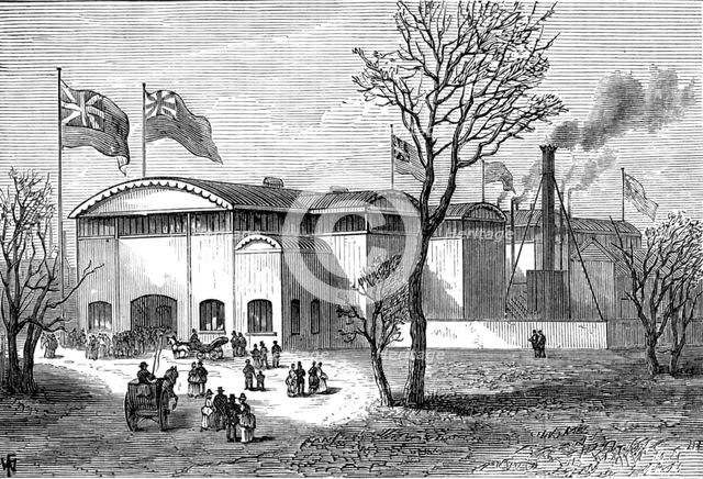 The Exhibition of Scientific Industry, Manchester, 1874. Creator: Unknown.