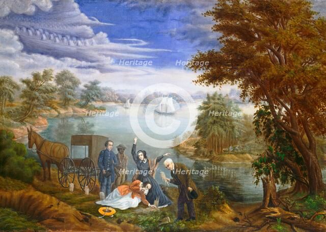 The Exhumation, c. 1890. Creator: Linton Park.