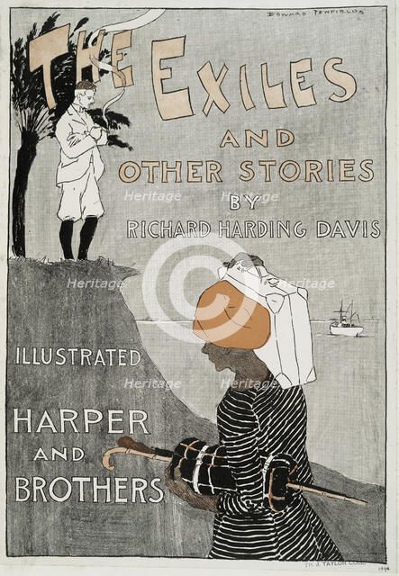 The Exiles and Other Stories by Richard Harding Davis, Illustrated Harper and Brothers, c1894. Creator: Edward Penfield.