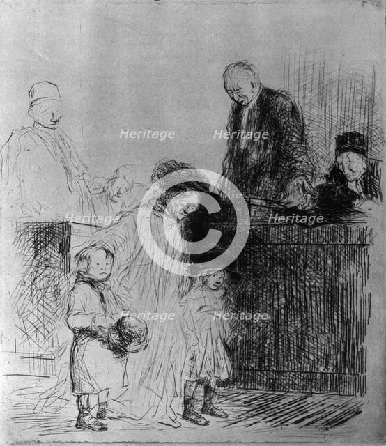 'The Exit of the Audience', 1925.Artist: Jean Louis Forain