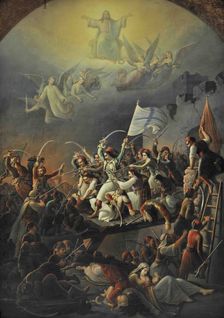 The Exodus from Missolonghi, 1853. Creator: Vryzakis, Theodoros (1814-1878)