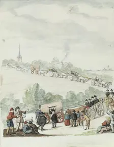 The exodus of the Remonstrants, 1710-1720. Creator: Anon