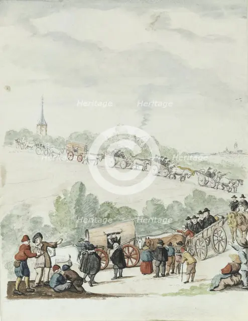 The exodus of the Remonstrants, 1710-1720. Creator: Anon.