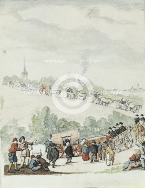 The exodus of the Remonstrants, 1710-1720. Creator: Anon.
