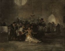 The exorcism, 19th century. Creator: Unknown