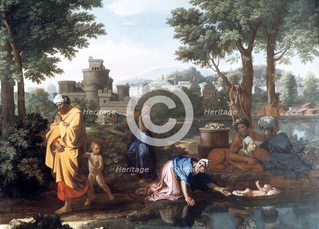 'The Exposition of Moses', 1654. Artist: Nicolas Poussin