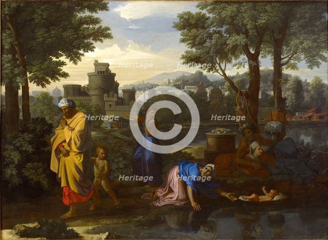 The Exposition of Moses, 1654. Artist: Nicolas Poussin.