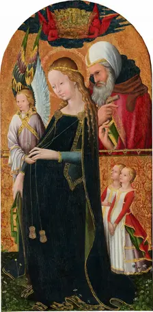 The Expectant Madonna with Saint Joseph, c. 1425/1450. Creator: Unknown