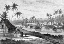 The Expedition against the Malays: View of the Encampment, Bandar Bahru...1876. Creator: Unknown
