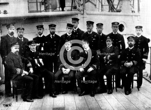 The Expedition against the Sierra Leone Insurgents: officers of H.M.S. "Fox", 1898. Creator: Unknown.