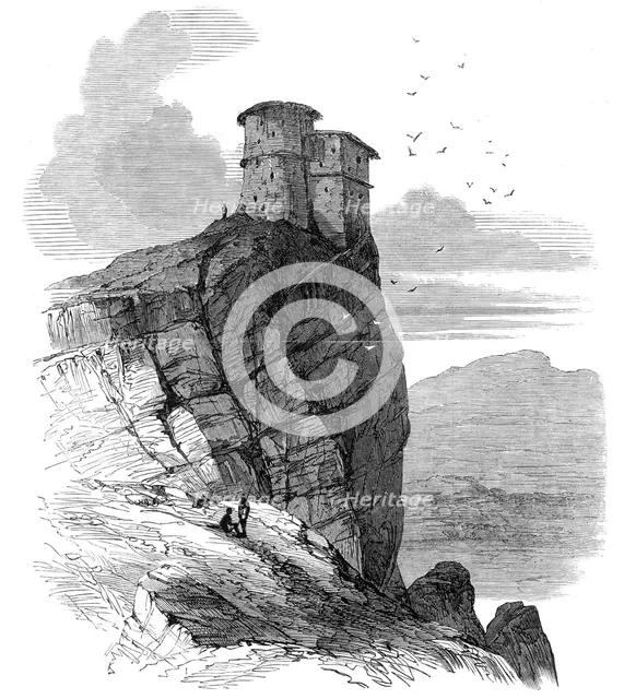 The Expedition to Abyssinia: castle between Mai Wahiz and Ad Abaga, 1868. Creator: Unknown.