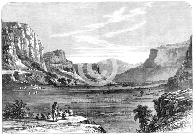 The Expedition to Abyssinia: Goon-Goona, in the Valley of the Mai Muna, 1868. Creator: Unknown.
