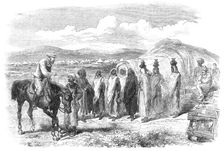 The Expedition to Abyssinia: water-carriers and camp followers, 1868. Creator: Unknown