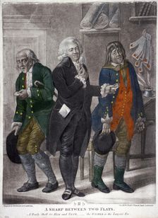 The expense of lawyers, 1770. Artist: Anon