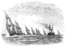 The Experimental Brig Squadron, 1844. Creator: Unknown