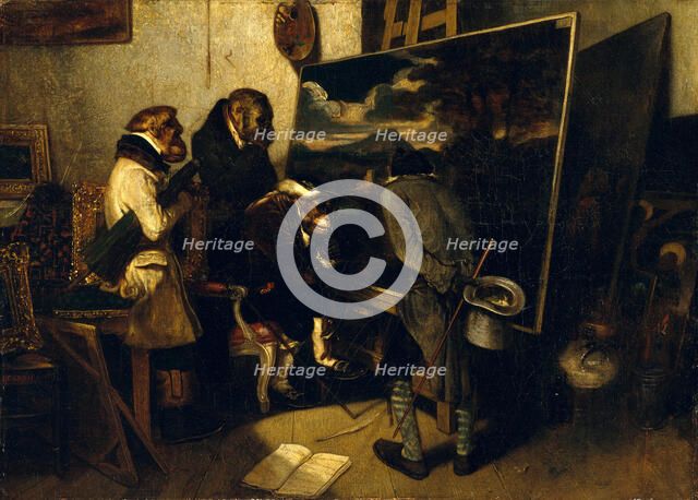 The Experts, 1837. Creator: Alexandre Gabriel Decamps.