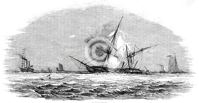 The Explosion, 1844. Creator: Unknown.