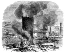 The explosion on Wednesday week at Edmund's Main Colliery, Barnsley, 1862. Creator: Unknown