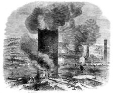 The explosion on Wednesday week at Edmund's Main Colliery, Barnsley, 1862. Creator: Unknown