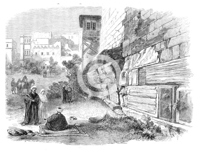 The Explorations at Jerusalem: Robinson's Arch, Haram Wall, 1869. Creator: Unknown.