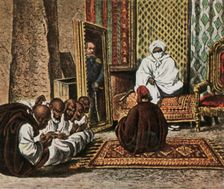 The explorer Nachtigal with Sheik Omar of Bornu, 5 June 1870, (1936). Creator: Unknown
