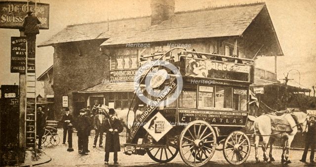 'The "Express" Bus', 1900, (1933).  Creator: Unknown.