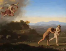 The Expulsion from Paradise, after c.1646. Creator: Cornelis van Poelenburch