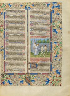 The Expulsion from Paradise; Cité de Dieu, about 1440-1450. Creator: Master of the Oxford Hours
