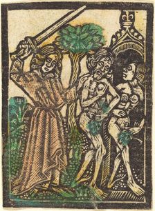 The Expulsion from the Garden of Eden, 1460/1480. Creator: Workshop of the Master of the Aachen Madonna