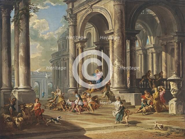 The Expulsion of the Money-changers from the Temple, 1724. Creator: Giovanni Paolo Panini.