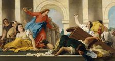 The Expulsion of the Money-changers from the Temple, 1750. Creator: Giovanni Domenico Tiepolo