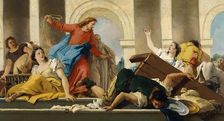 The Expulsion of the Money-changers from the Temple, 1750. Creator: Giovanni Domenico Tiepolo