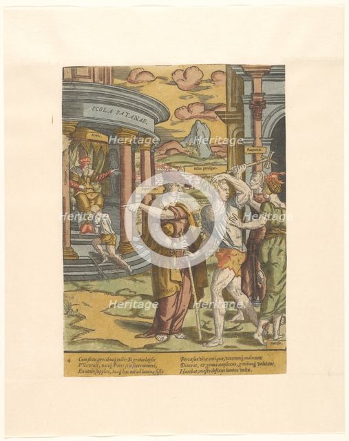The expulsion of the prodigal son, c.1540-c.1550. Creator: Cornelis Anthonisz.