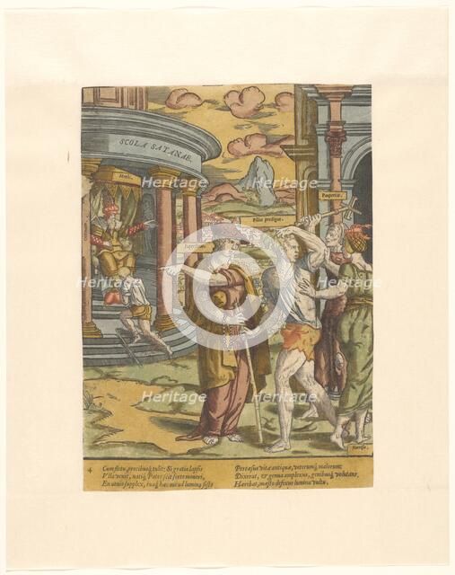 The expulsion of the prodigal son, c.1540-c.1550. Creator: Cornelis Anthonisz.