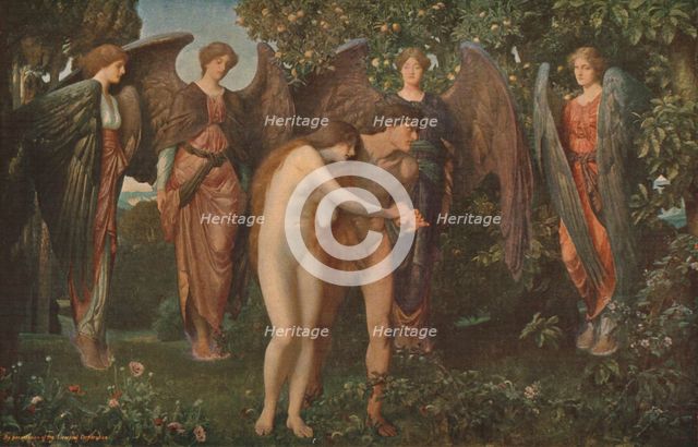'The Expulsion of Adam and Eve from Eden', 1897, (c1930).  Creator: Arthur Trevethin Nowell.
