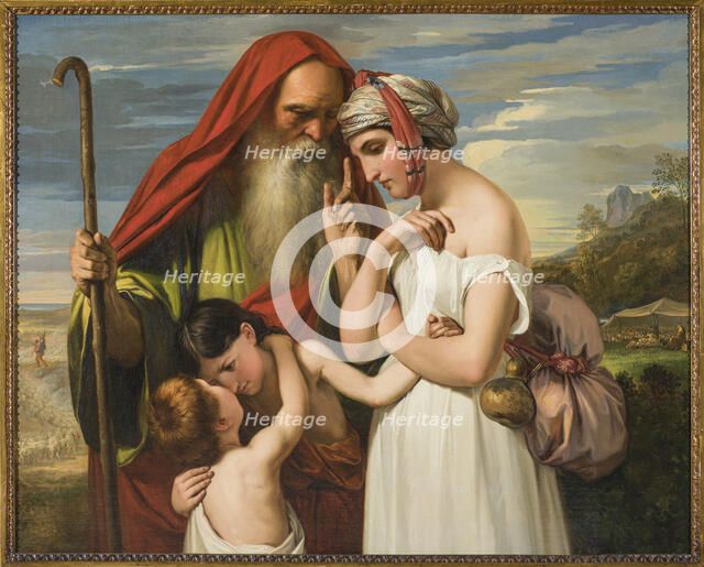 The Expulsion of Hagar, 1844. Creator: Bezzuoli, Giuseppe (1784-1855).