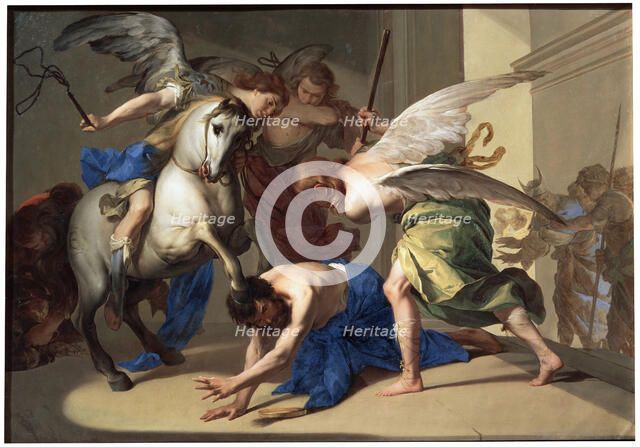 'The Expulsion of Heliodorus from the Temple', c1650. Artist: Bernardo Cavallino