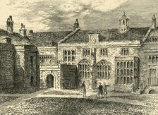 The Exterior of the Hall, Charterhouse (c1872). Creator: Unknown